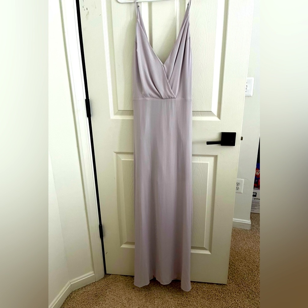 Elegant Lavender Maxi Dress